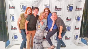 My workshop leader cohorts & I with an attendee at ActorCom :)